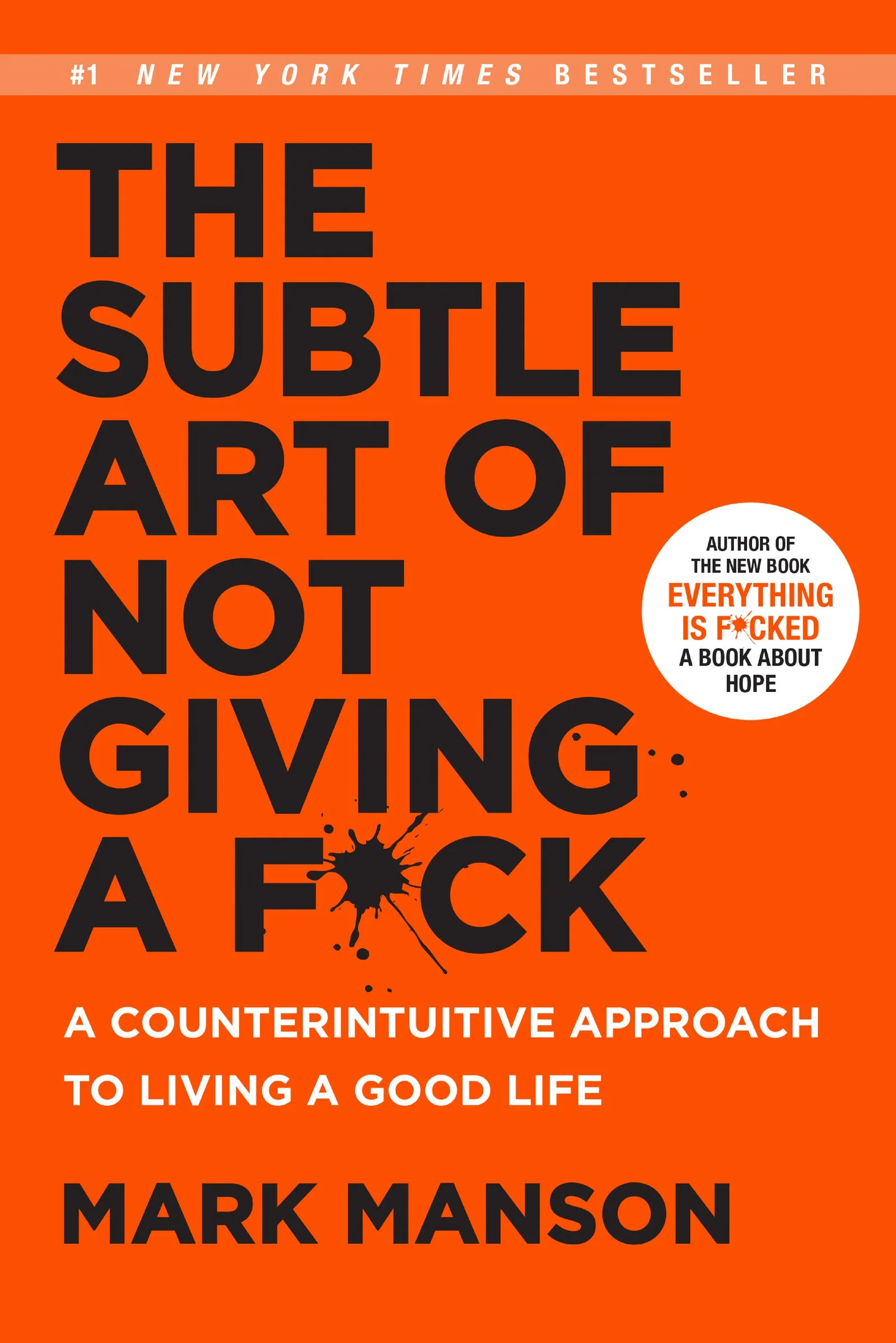 Cover of The Subtle Art of Not Giving a F*ck